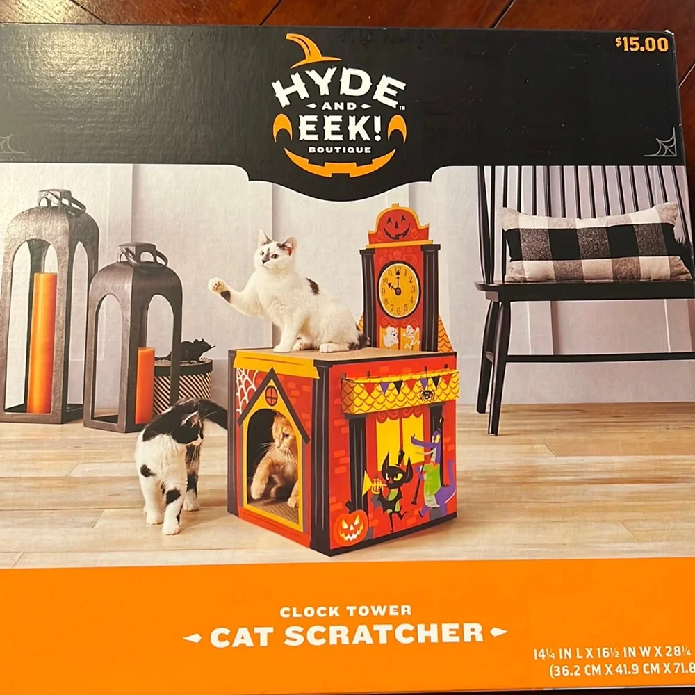 Halloween Cat Scratcher.